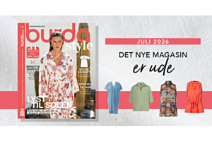 »Lysten til sommer«, det nye Burda Style juli 2026