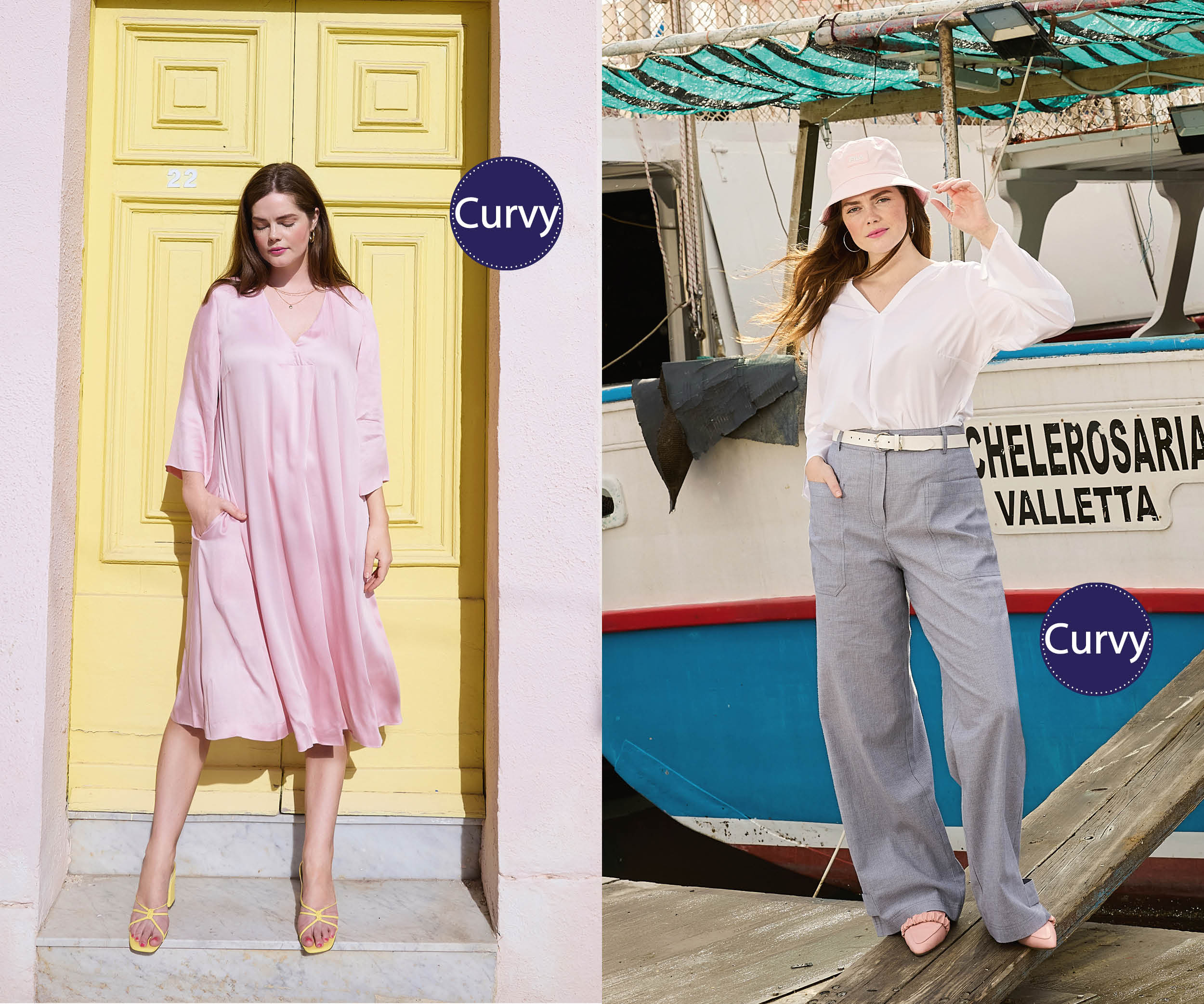 Curvy-kollektion “Sommerbrise”: friskhed og frihed fra størrelse 46 Curvy-kollektion “Sommerbrise”: friskhed og frihed fra størrelse 46
